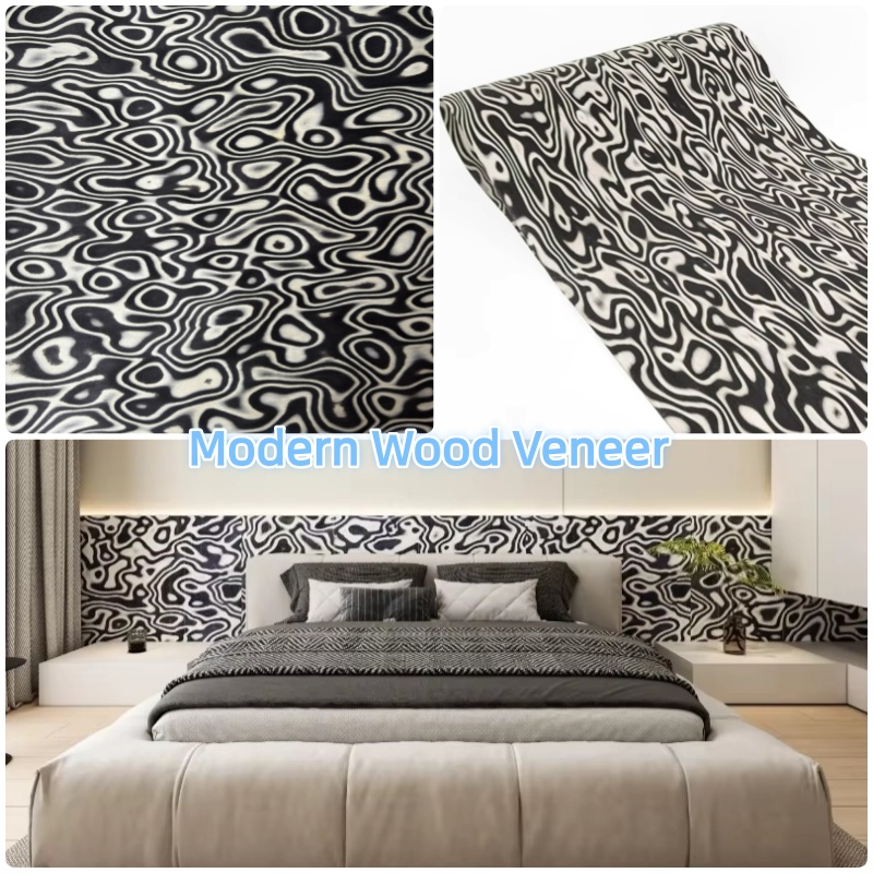 Interior Design Tech - Folia z drewna licznego Tech Black