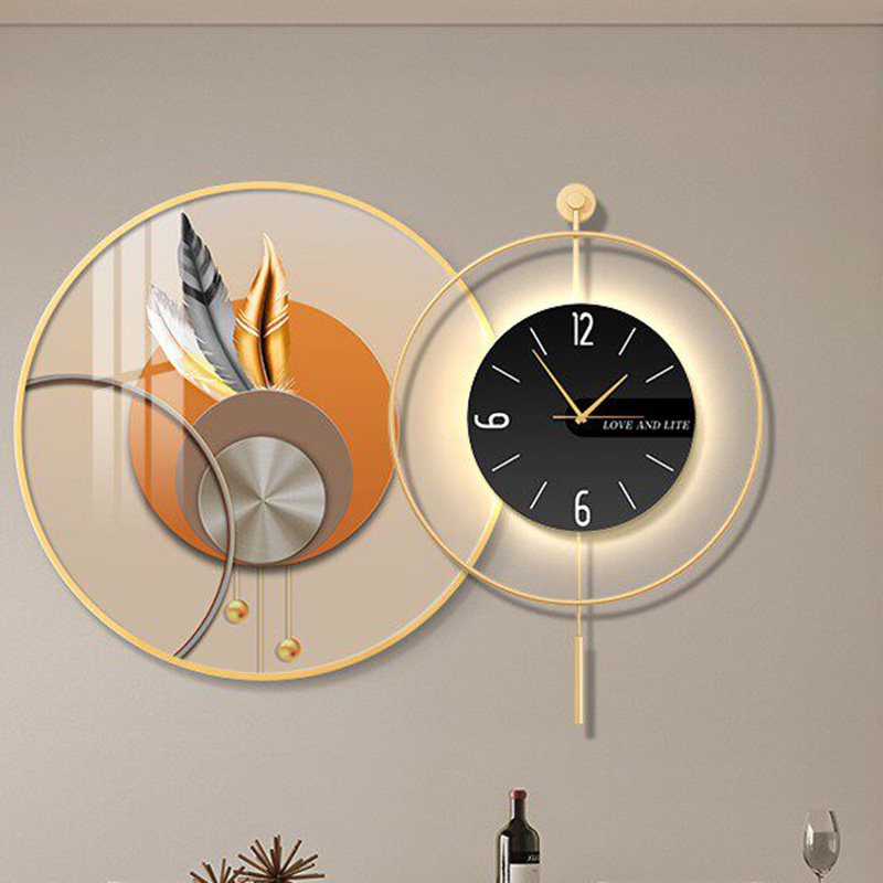 Zegar ścienny LED Art Mural Lu – Interior Design Vintage Modern recenzja i cena