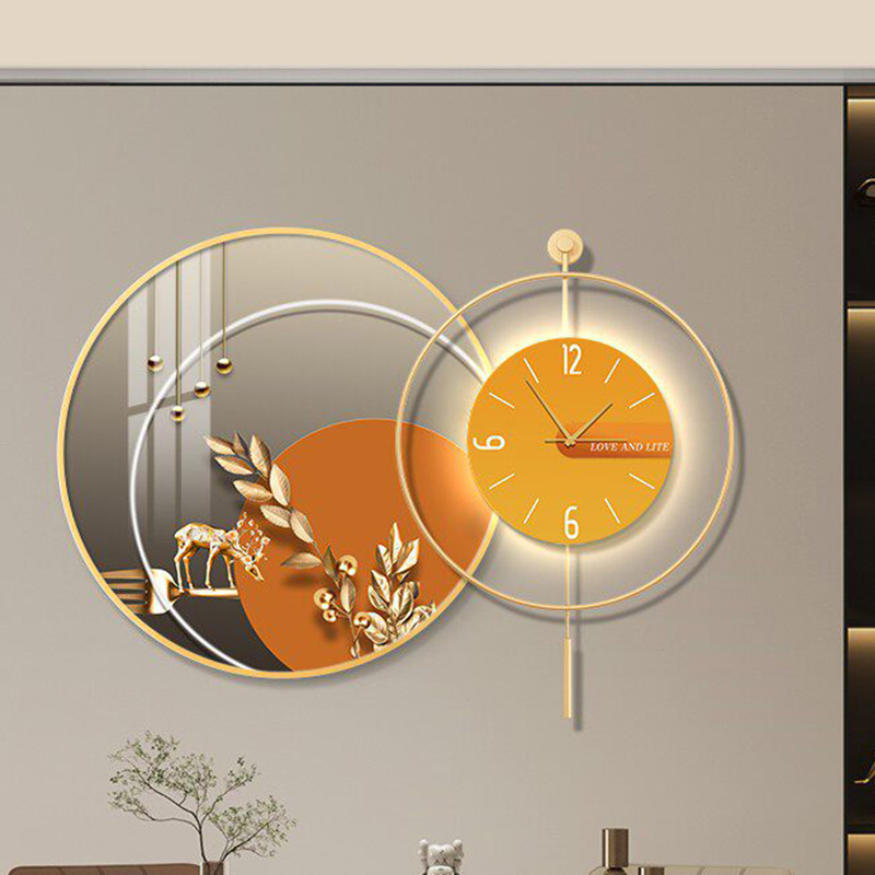 Zegar ścienny LED Art Mural Lu – Interior Design Vintage Modern recenzja i cena