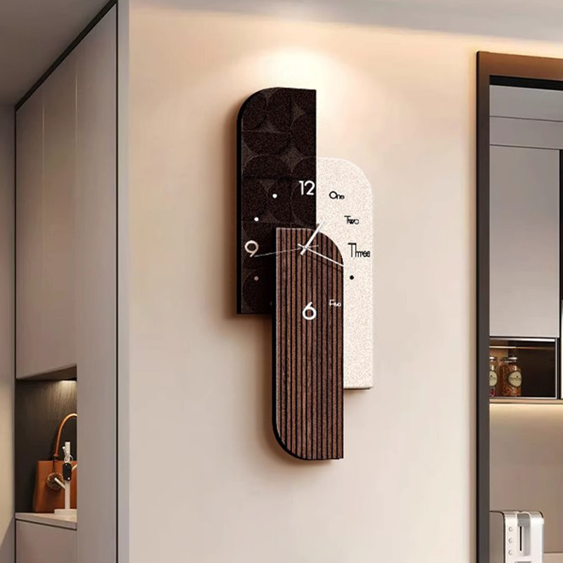 Cichy Zegar Ścienny Drewniany  – Interior Design Vintage Modern recenzja i cena