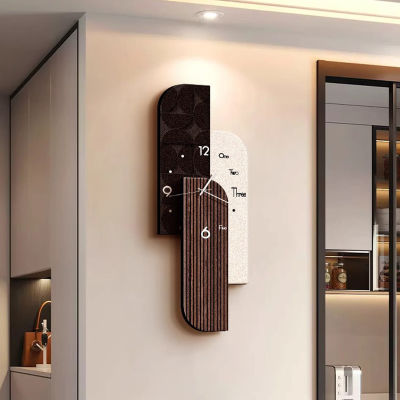 Cichy Zegar Ścienny Drewniany  – Interior Design Vintage Modern recenzja i cena