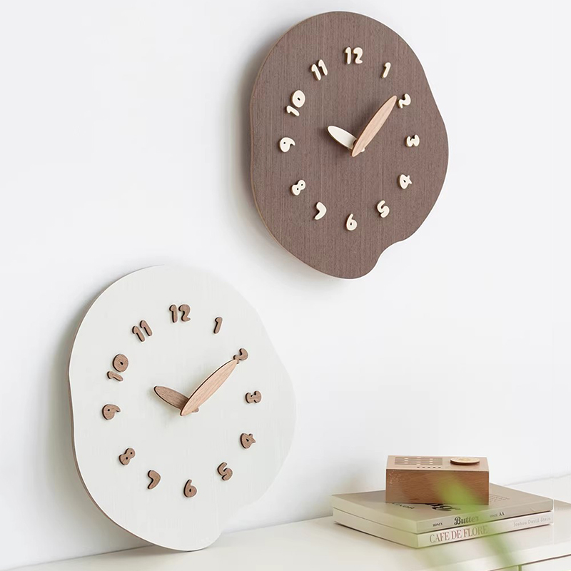 Zegary ścienne z drewna z moty – Interior Design Vintage Modern recenzja i cena