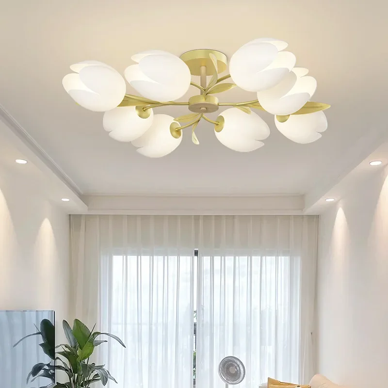 Żyrandole z motywem kwiatowym, – Interior Design Kitchen Modern recenzja i cena